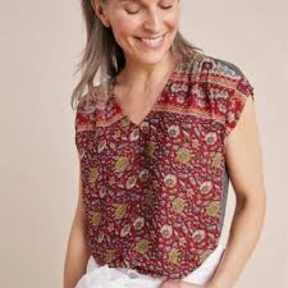 ANTHROPOLOGIE TINY Calais Top Size Small - Picture 16 of 16